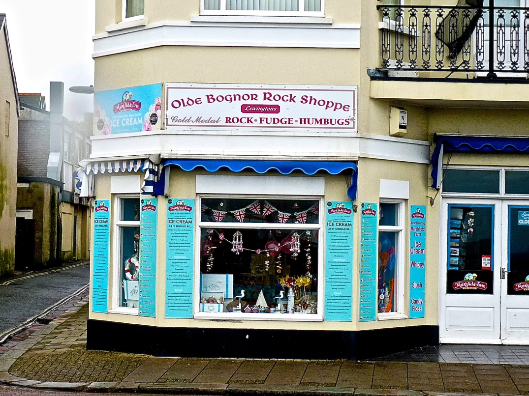 Stick-of-rock shop, Bognor Regis