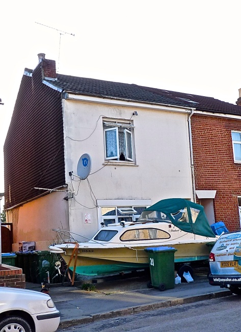 A house with boat. You see quite a few of these in Southampton.