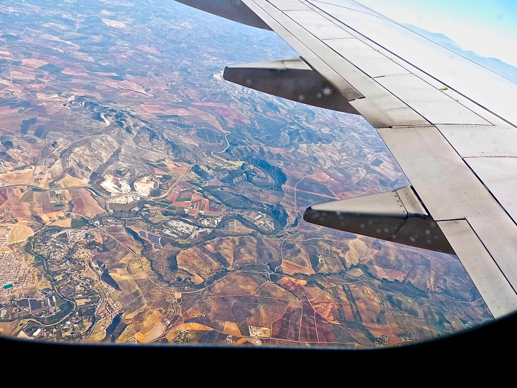 Colours of Earth - flying over Spain © Southampton Old Lady