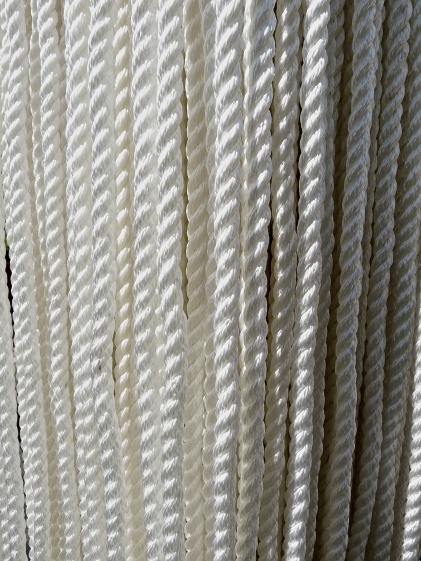 pure white rope