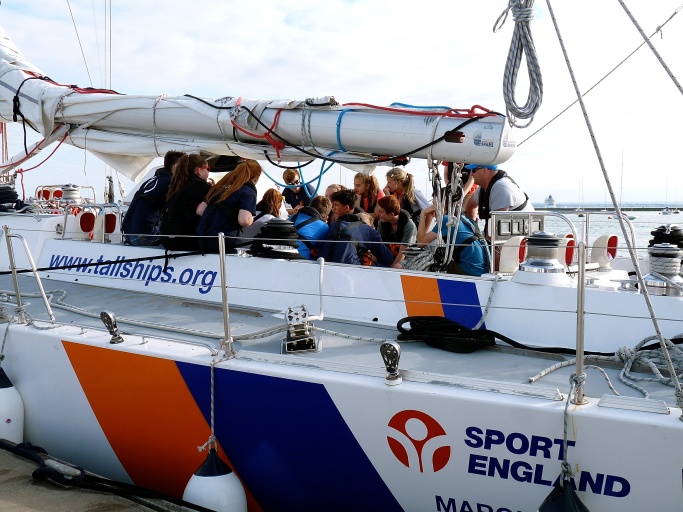 Great learning for groups of young people on The Tall Ships Challenger boats.