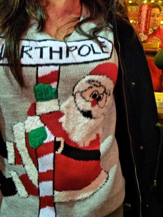 North Pole - Christmas jumper night out at the Southampton Christmas Market © Southampton Old Lady